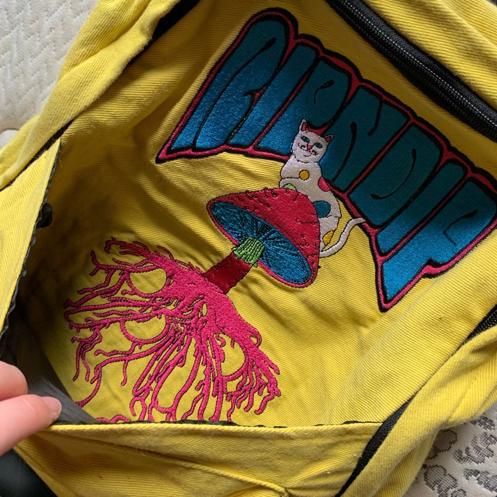 Yellow ripndip backpack